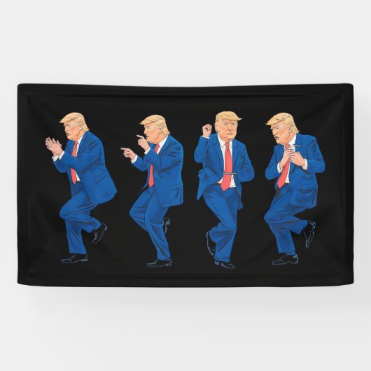 Trump 45 47 Grappige Dans Dansen VS President Spandoek (Horizontaal)