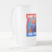 TRUMP 45 & 47 - KONING DONALD MATGLAS BIERPUL (Voorkant links)