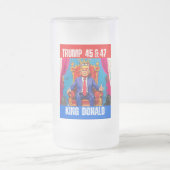 TRUMP 45 & 47 - KONING DONALD MATGLAS BIERPUL (Center)
