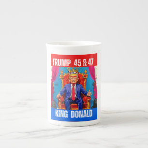 TRUMP 45 & 47 - KONING DONALD PORSELEIN KOP