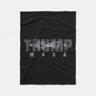 Trump 45-47 Mega Amerikaanse vlag 2024 presidentsv Fleece Deken