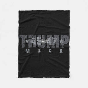 Trump 45-47 Mega Amerikaanse Vlag 2025 Presidentië Fleece Deken