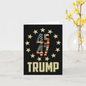 Trump 45 47 Mega Potus Kaart (Gele Bloem)
