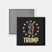 Trump 45 47 Mega Potus Magneet (Voorkant / Achterkant)