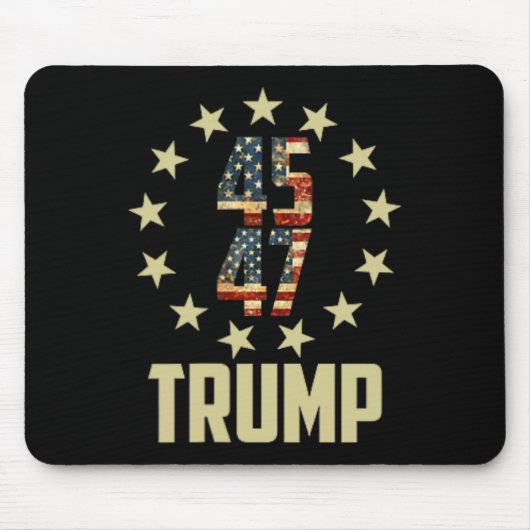 Trump 45 47 Mega Potus Muismat (Voorkant)