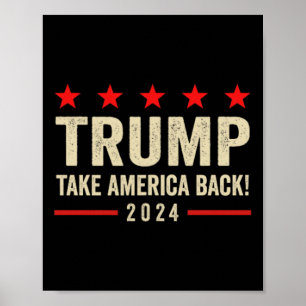 Trump 45 47 (op Byck) Neem Amerika CK VS Trump 20 Poster