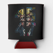 Trump 45 47 | Pop Art | Amerikaans President Blikjeskoeler (Voorkant)