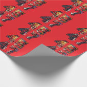 Trump 45 47 | Pop Art | Amerikaans President Cadeaupapier (Hoek)