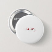 Trump 45 47 retro futuristisch design ronde button 5,7 cm (Voorkant /achterkant)