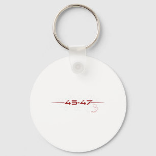 Trump 45 47 retro futuristisch design sleutelhanger