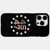 Trump 45 47 sterren  Amerikaanse vlag Case-Mate iPhone Case (Achterkant (horizontaal))