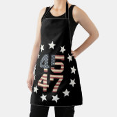 Trump 45 47 sterren  Amerikaanse vlag Schort (Insitu)