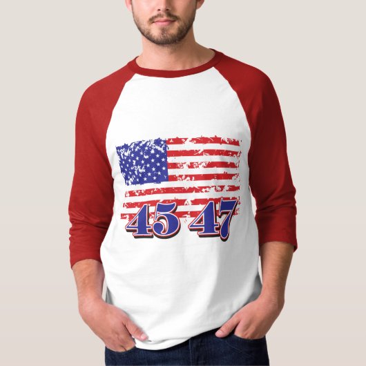 Trump 45 47 t-shirt (Voorkant)