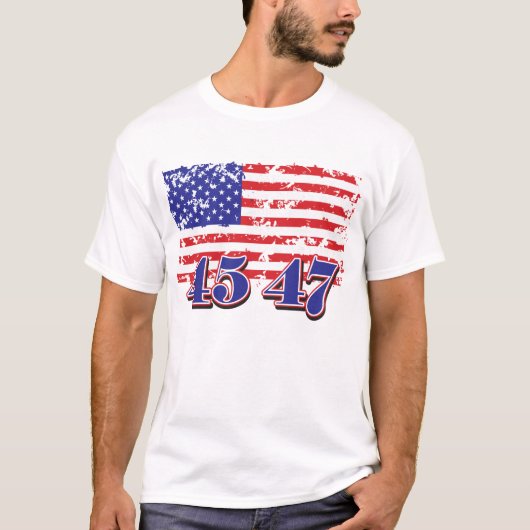 Trump 45 47 t-shirt (Voorkant)