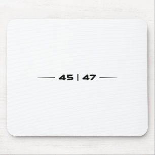 Trump 45 47 Trump retro futuristisch ontwerp Muismat