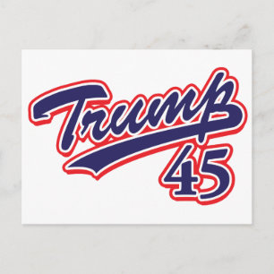 Trump 45! briefkaart