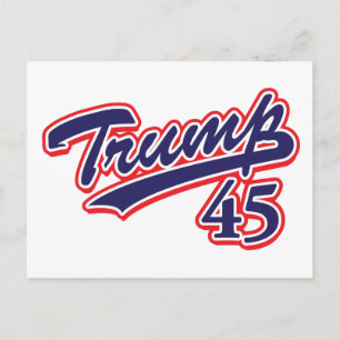 Trump 45! briefkaart