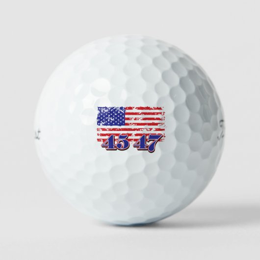 Trump 45 en 47 golfballen (Voorkant)