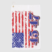 Trump 45 en 47 golfhanddoek (Voorkant)