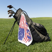 Trump 45 en 47 golfhanddoek (Groen)