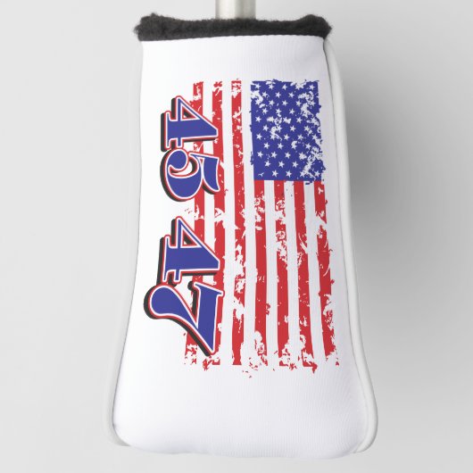 Trump 45 en 47 golfheadcover (Draai 90)