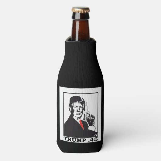 Trump 45 fles gezellig flesjeskoeler (Fles Voorkant)