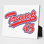 Trump 45! fotoplaat (Zijkant)