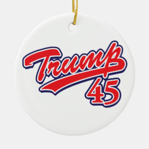 Trump 45! keramisch ornament