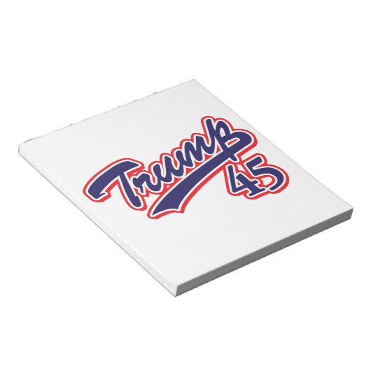 Trump 45! notitieblok (Schuin)