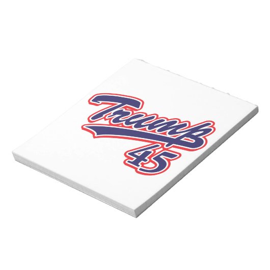 Trump 45! notitieblok (Linkerzijde)