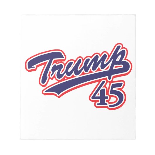 Trump 45! notitieblok (Voorkant)