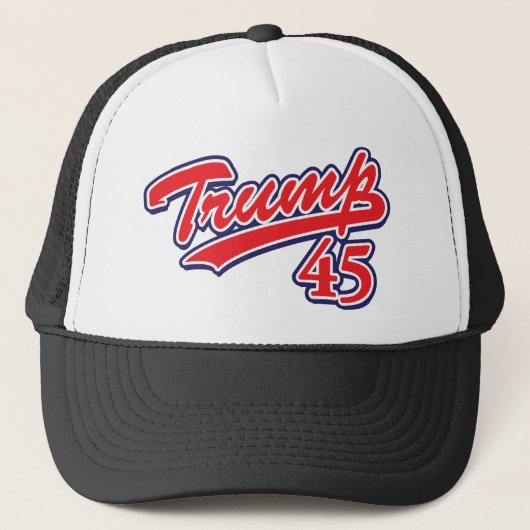 Trump-45-ROOD Trucker Pet (Voorkant)