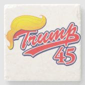 Trump 45 stenen onderzetter (Voorkant)