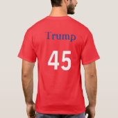 Trump 45 t-shirt (Achterkant)