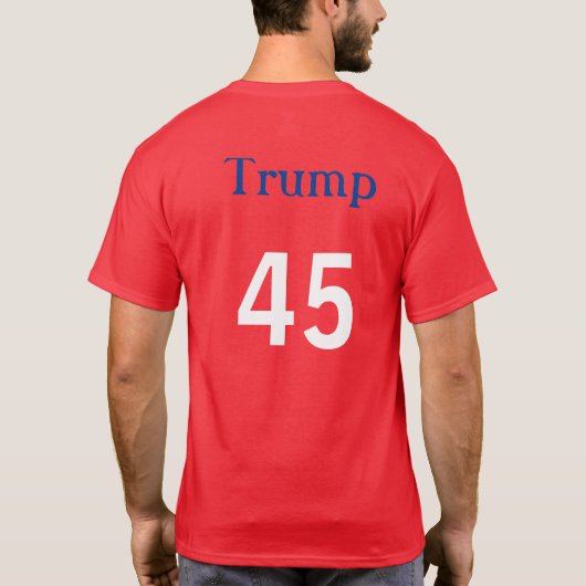 Trump 45 t-shirt (Achterkant)