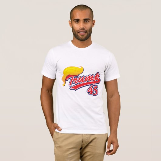 Trump 45! t-shirt (Voorkant volledig)