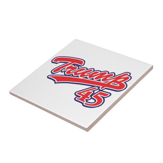 Trump 45! tegeltje (Zijkant)