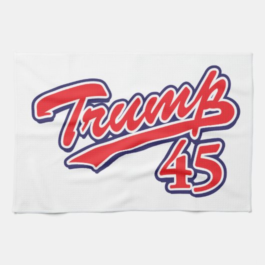 Trump 45! theedoek (Horizontaal)
