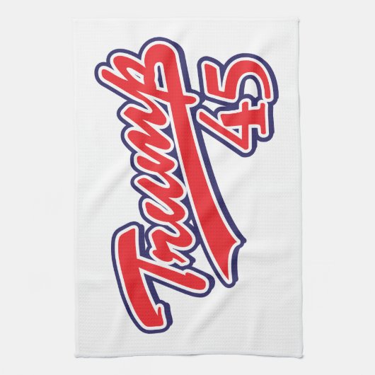 Trump 45! theedoek (Verticaal)