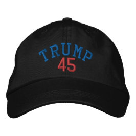 TRUMP 45 ZWART PET