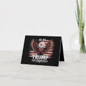 Trump 45e 47e President Flag 2025 Eagle America Kaart (Voorkant)