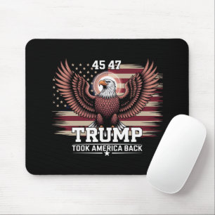 Trump 45e 47e President Flag 2025 Eagle America Muismat