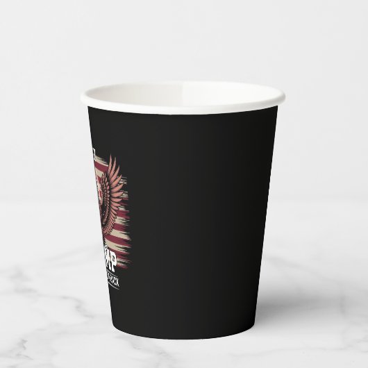 Trump 45e 47e President Flag 2025 Eagle America Papieren Bekers (Links)