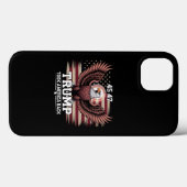 Trump 45e 47e President Vlag 2025 Adelaar Amerika Case-Mate iPhone Case (Achterkant (horizontaal))