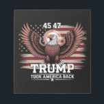 Trump 45e 47e President Vlag 2025 Adelaar Amerika  Notitieblok<br><div class="desc">Trump 45e 47e President Vlag 2025 Adelaar Trump Won Nam Amerika Terug</div>