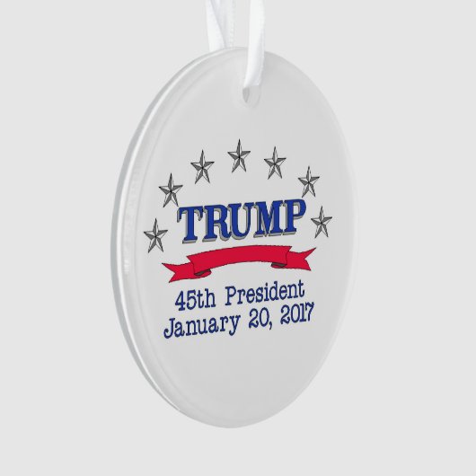 Trump 45e President Ornament (voorkant)