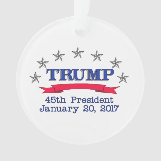 Trump 45e President Ornament (voorkant)