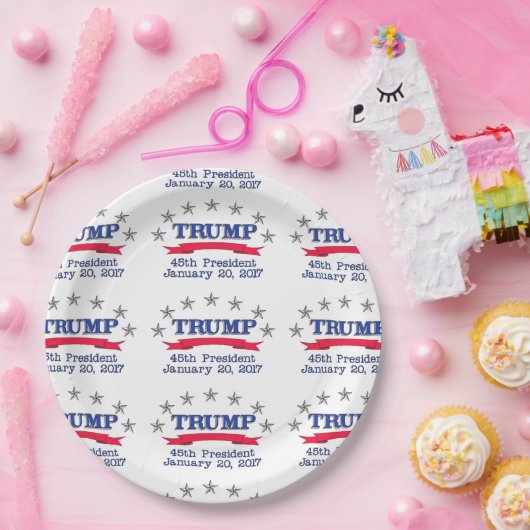 Trump 45e President Papieren Bordje (Feest)