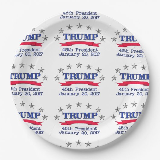 Trump 45e President Papieren Bordje (Voorkant)