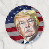 Trump 45ste President van de VS Bedankjes Labels (Achterkant)